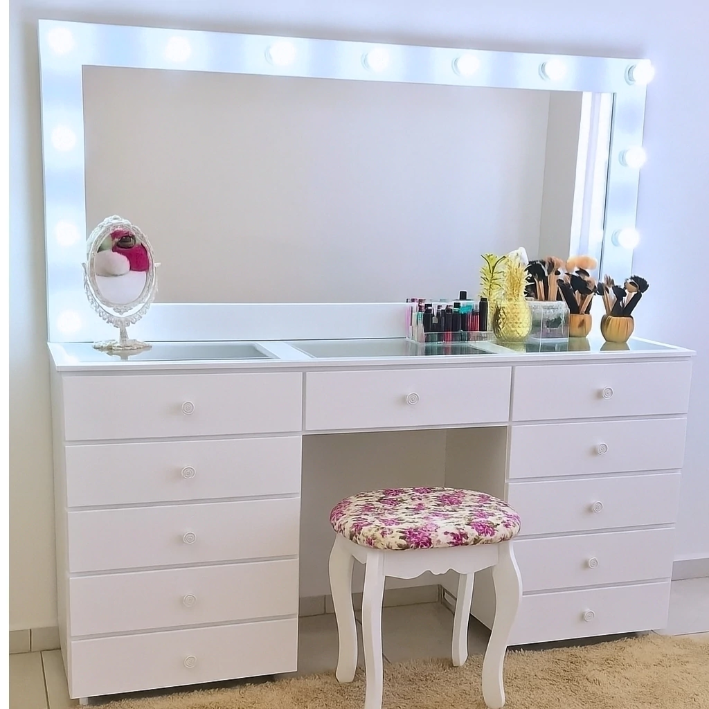 Onde Montar Sua Penteadeira Camarim: Escolhendo o Espaço Ideal - inspiração 2