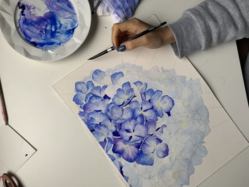 As Cores da Vida: Entendendo os Pigmentos da Aquarela - inspiração 1