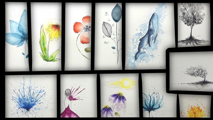 As Cores da Vida: Entendendo os Pigmentos da Aquarela - inspiração 2