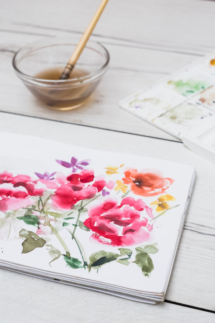 Manchas e Efeitos: A Arte de Deixar a Aquarela Surpreender - inspiração 2