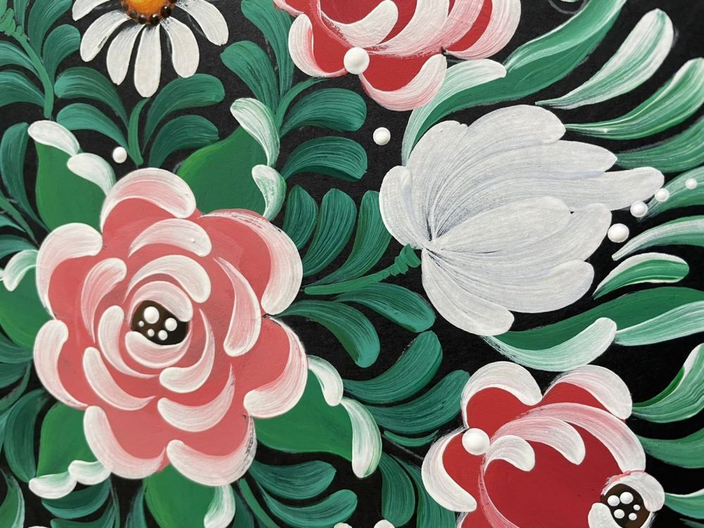 Ideias criativas para aplicar a Bauernmalerei em casa - inspiração 1