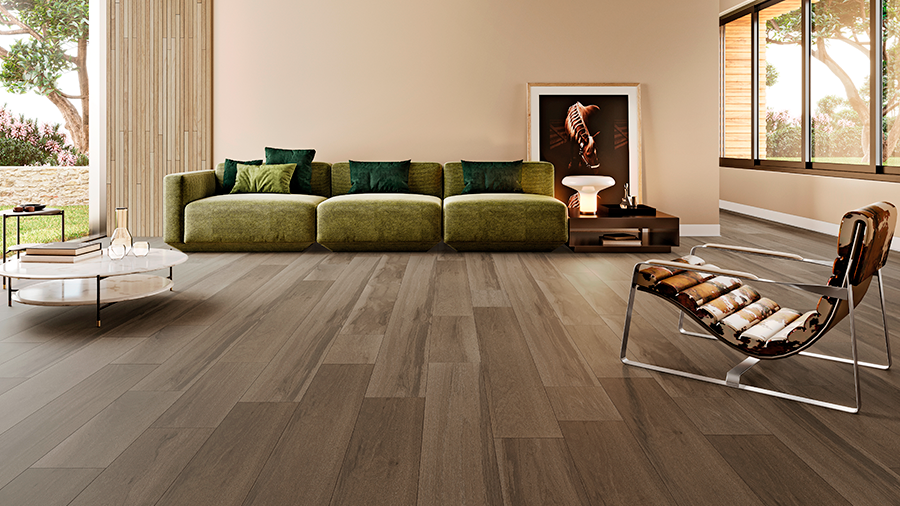 Porcelanato que parece madeira: a escolha clássica e elegante - inspiração 1