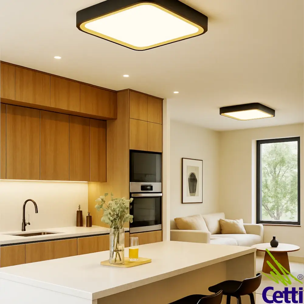 Plafon LED Integrado: Eficiência Energética e Luz Perfeita - inspiração 1