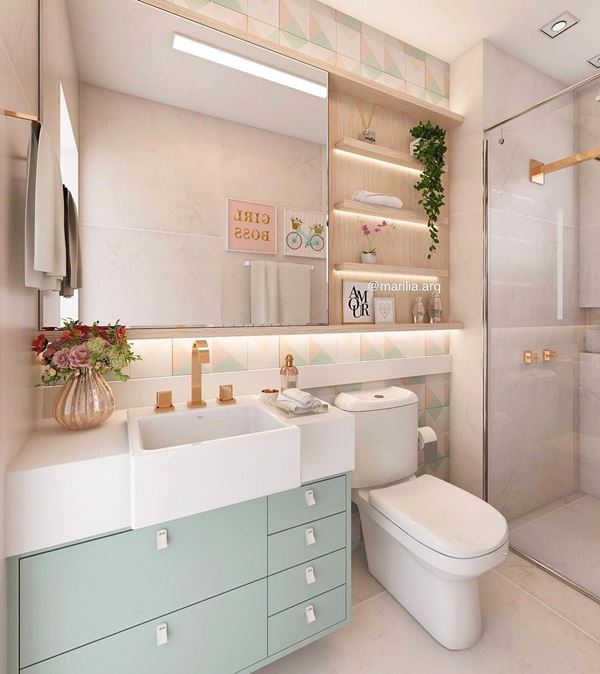 Prateleiras Acima do Vaso Sanitário: Ganhe Espaço Vertical - inspiração 2