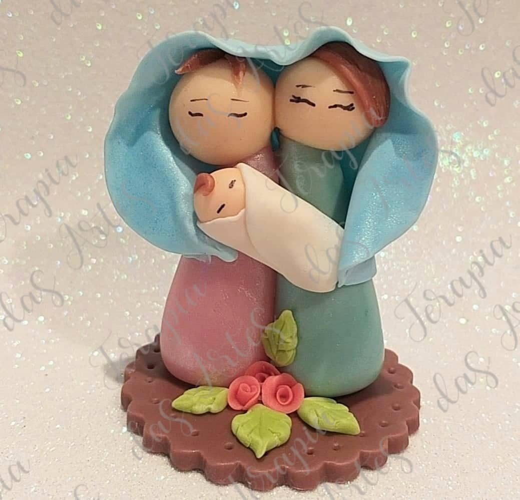 Inspirações para Presépios de Biscuit Criativos e Únicos - inspiração 1