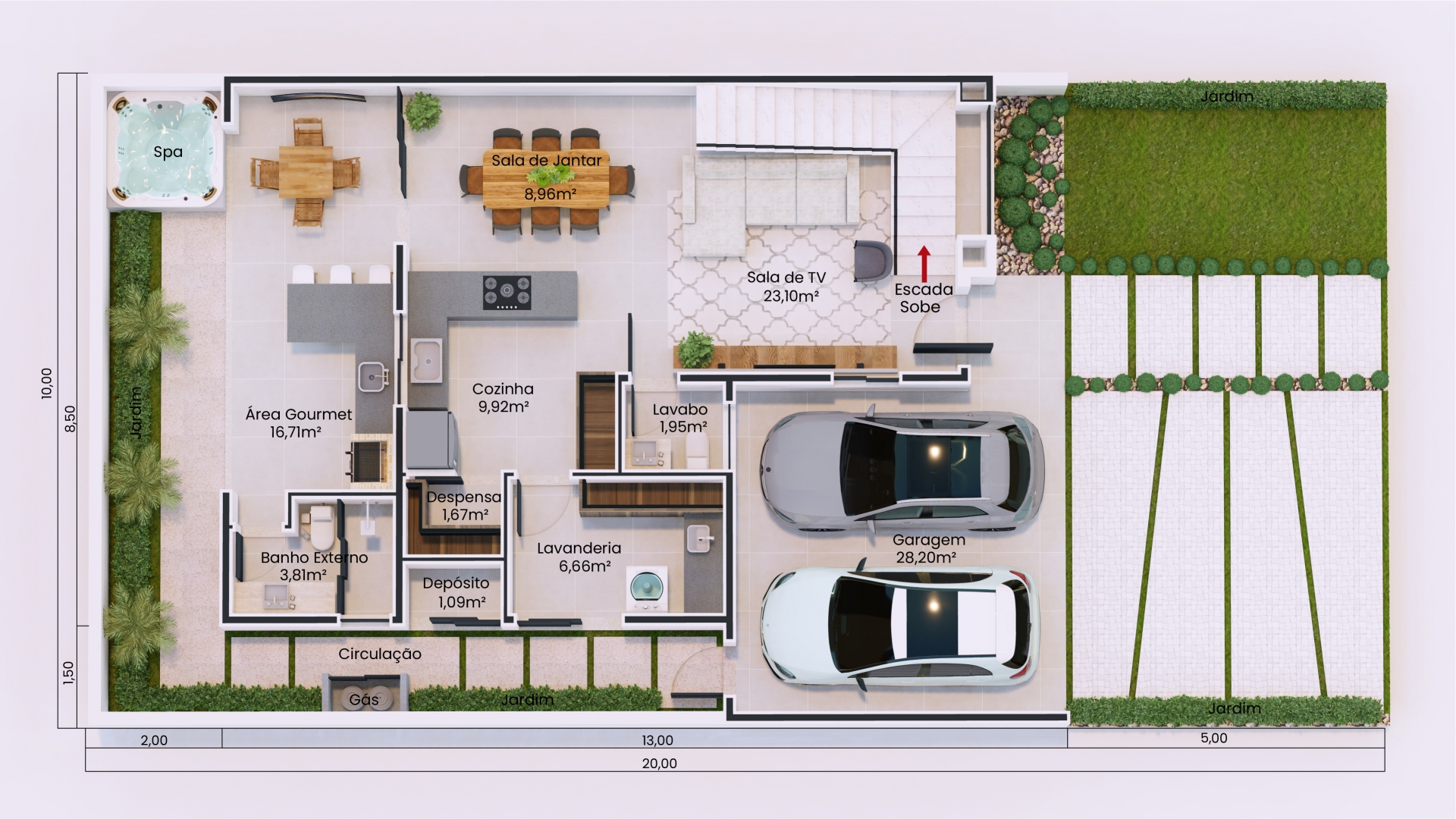 A Paleta de Cores: Definindo a Personalidade da Sua Área Gourmet - inspiração 1