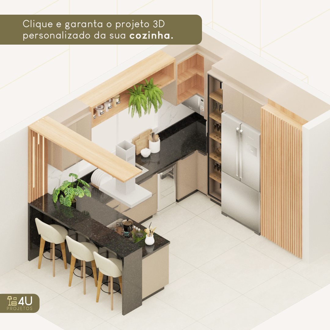 Estilo: Defina a Personalidade da Sua Cozinha - inspiração 2