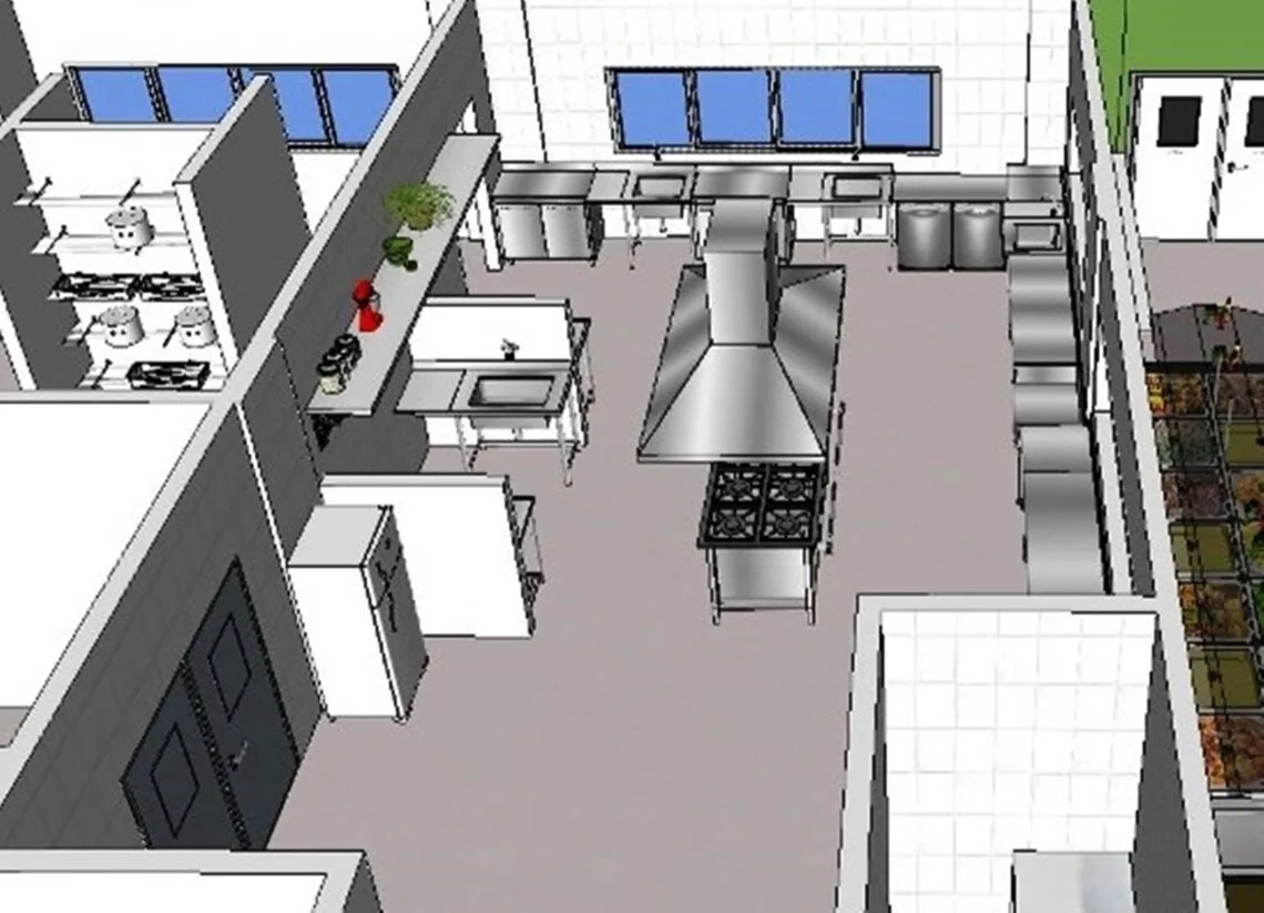 Ventilação Eficiente: Respirando Aliviado Enquanto Cozinha - inspiração 1