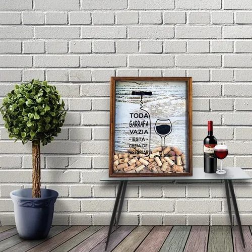 Como organizar as rolhas para um visual harmonioso? - inspiração 1