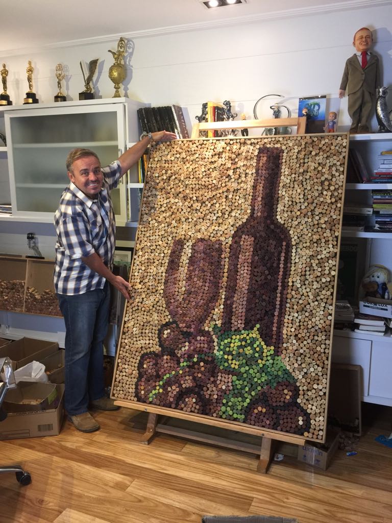 Como organizar as rolhas para um visual harmonioso? - inspiração 2