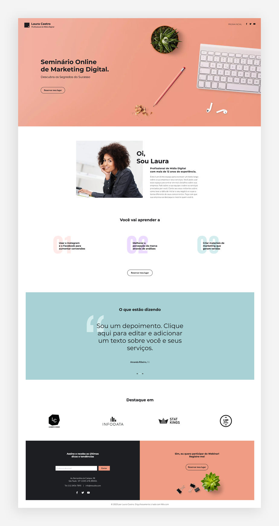 Landing Page de Captura de Leads: O Clássico Que Sempre Funciona - inspiração 2