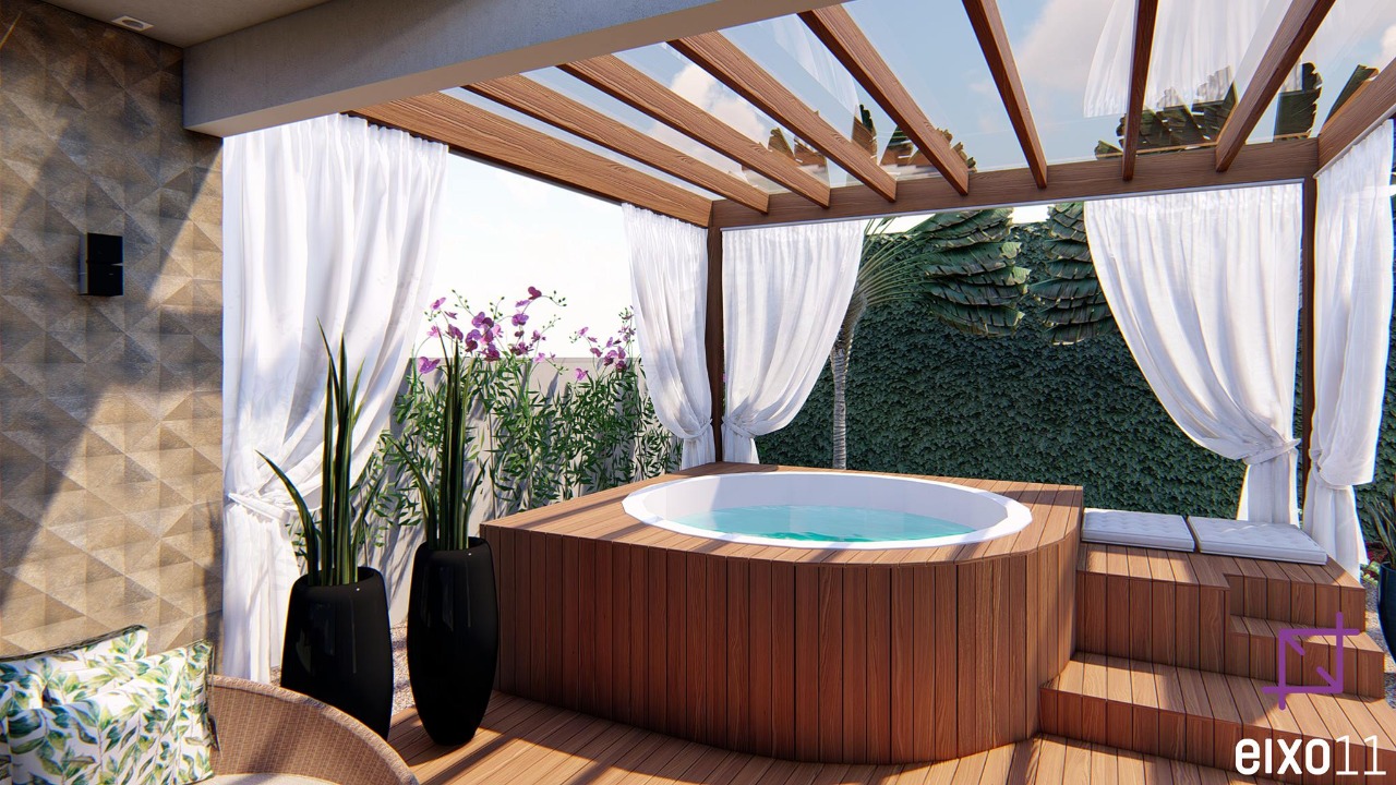 Espaço para circulação: Não é só o ofurô que importa. - inspiração 1