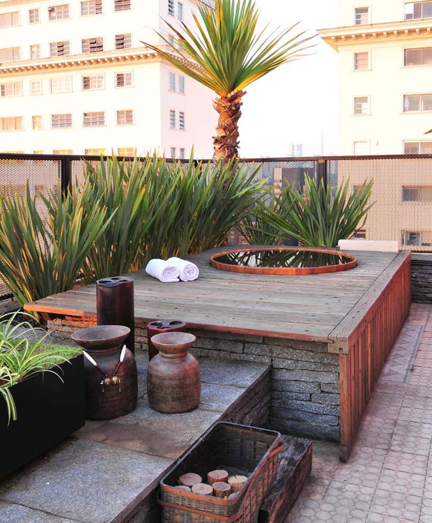 Espaço para circulação: Não é só o ofurô que importa. - inspiração 2