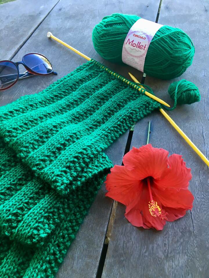 Cachecol com Franjas: Calculando a Lã Extra para os Detalhes - inspiração 2