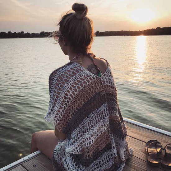 Quimono de Crochê para Festas: Sofisticação Artesanal - inspiração 1