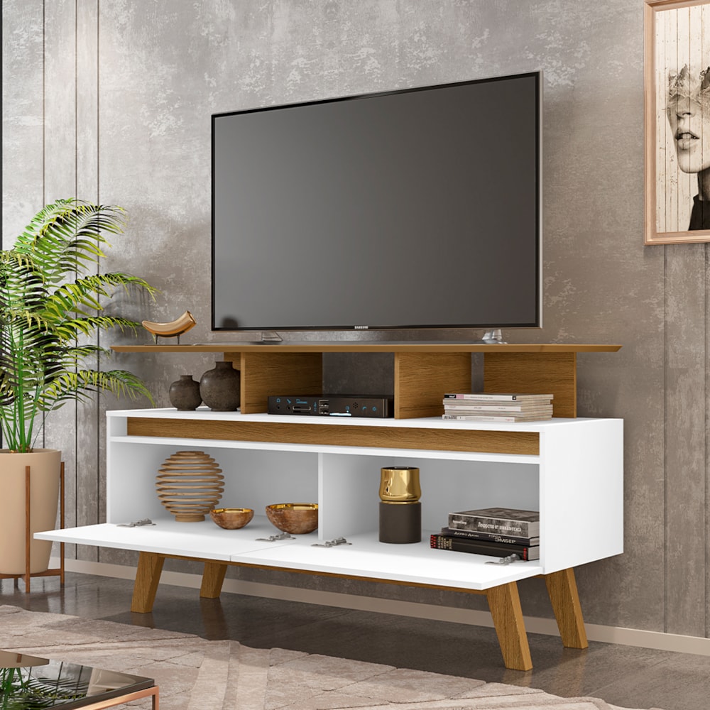 Rack Flutuante: A Leveza que Amplia o Visual - inspiração 2