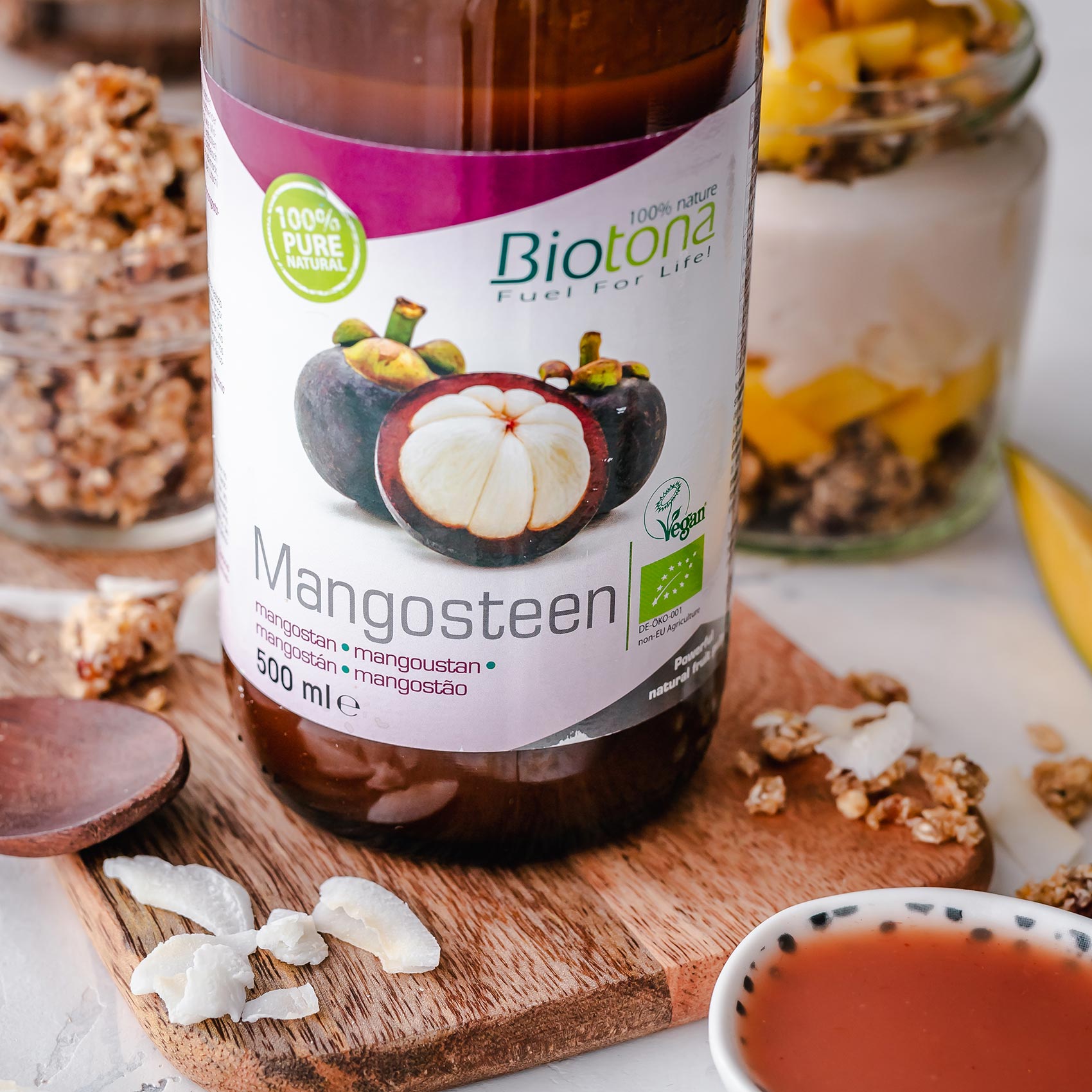 Smoothie Energizante: Mangostão e Frutas Tropicais - inspiração 2