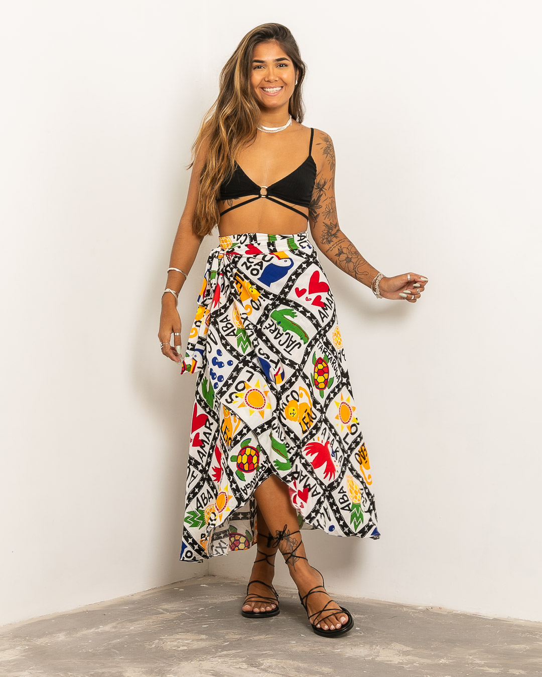 Tecidos que Fazem a Diferença: Escolhendo a Saia Envelope Perfeita - inspiração 1