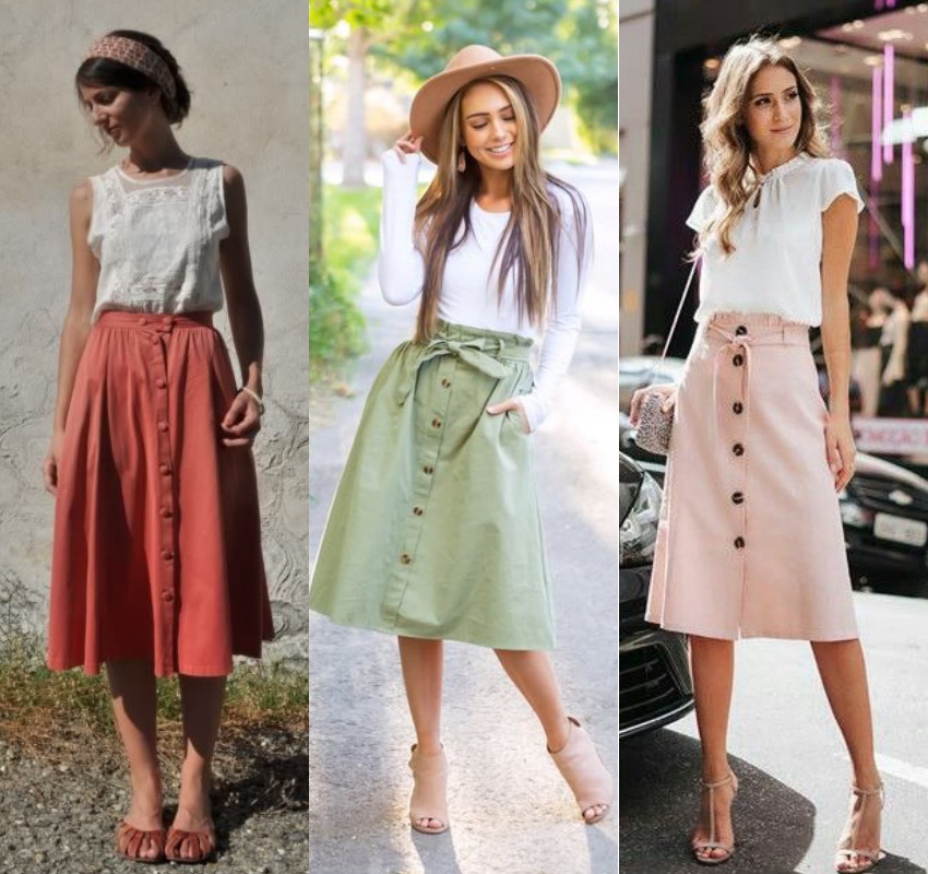 Saia Midi com Tênis: O Conforto que Virou Tendência - inspiração 2