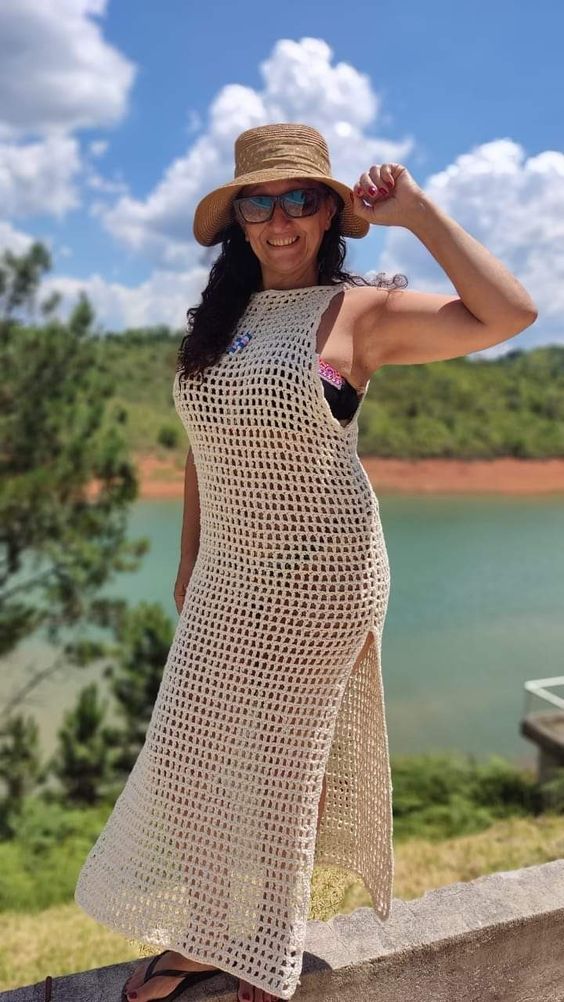 Tendências Atuais em Saídas de Praia de Crochê - inspiração 2