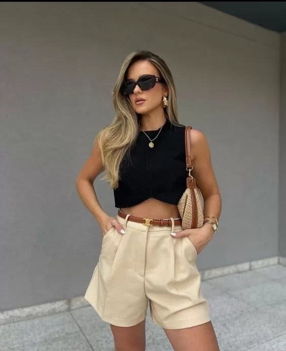 Os Detalhes Que Elevam o Look: Cintura Alta, Pregas e Bolsos - inspiração 1