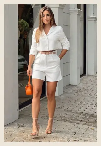 Do Trabalho ao Happy Hour: Looks de Shorts de Alfaiataria Que Impressionam - inspiração 1