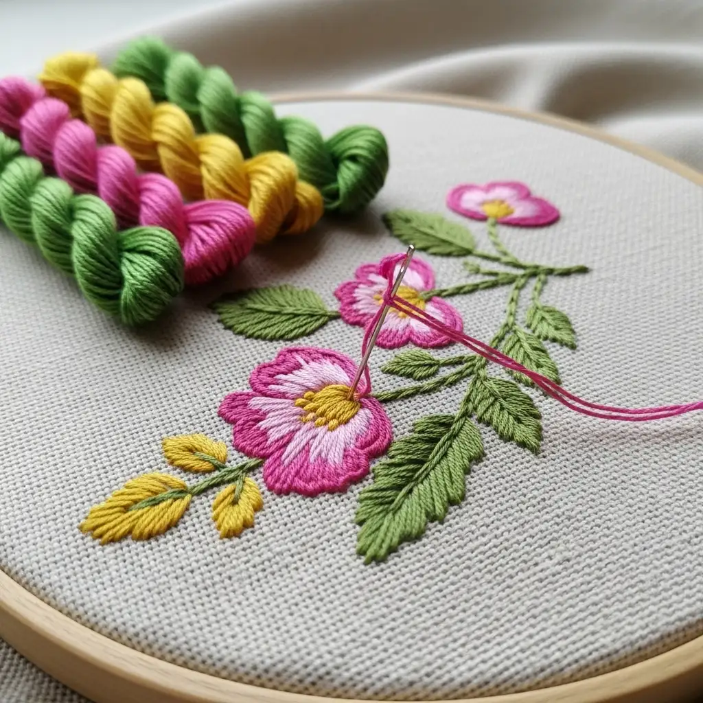 O Ponto Reto: A Base Versátil para Contornos e Preenchimentos - inspiração 2