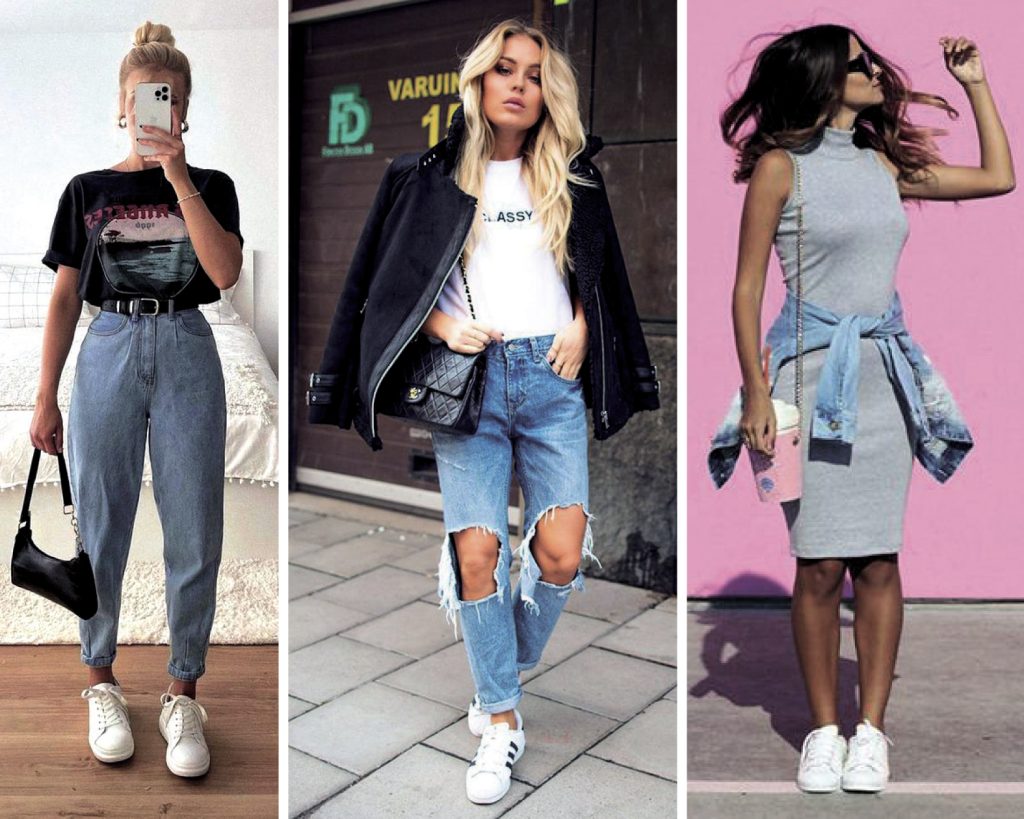 O Tênis Branco Certo Para a Ocasião: Minimalista vs. Statement - inspiração 1