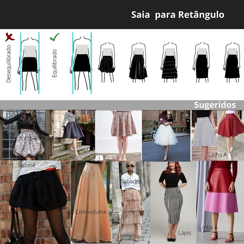 Saia Envelope: Ajuste Personalizado e Toque Sensual - inspiração 2