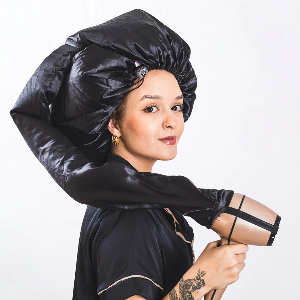 Preparando seus Cachos para o Difusor - inspiração 2