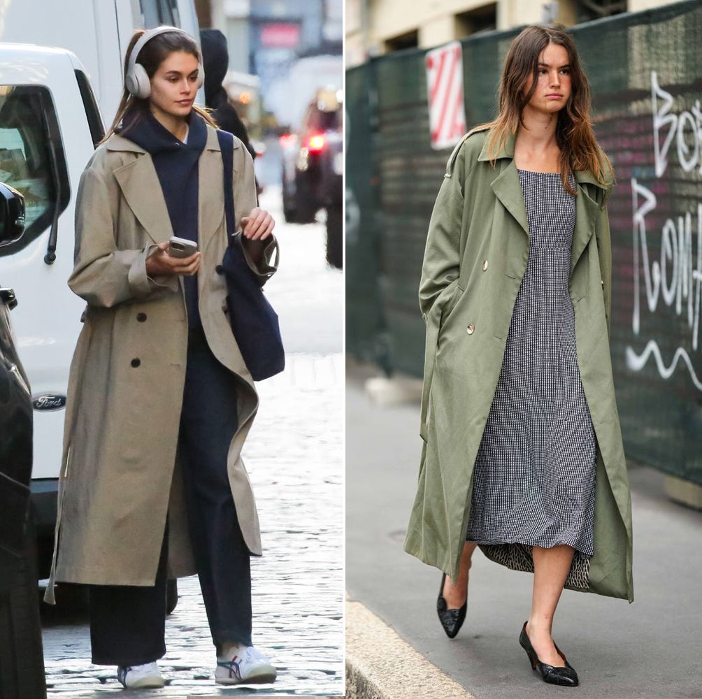 Trench Coat Com Vestido: Elegância Sem Esforço - inspiração 1