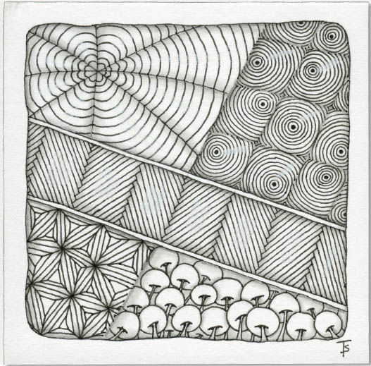 Recursos Adicionais para Continuar Sua Exploração Zen Tangle - inspiração 2