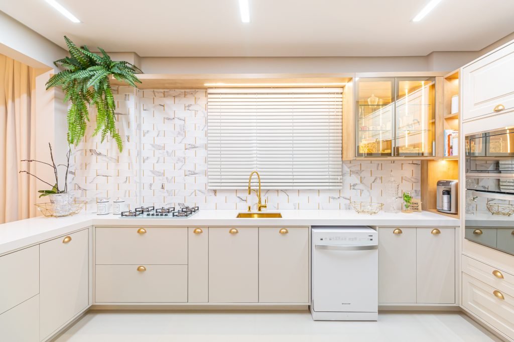 fachada de cozinha bege