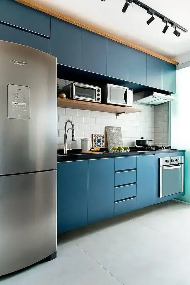 10 ideias para decorar sua cozinha com azul
