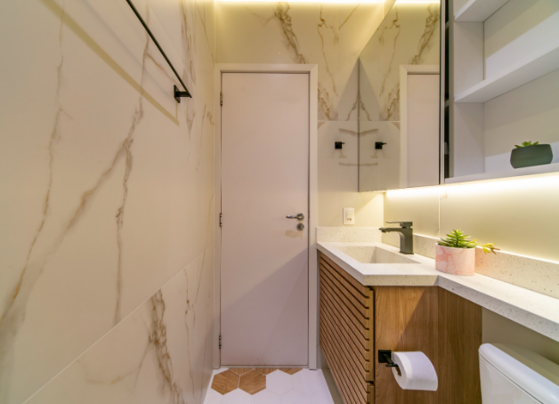 dicas de otimização banheiro pequeno