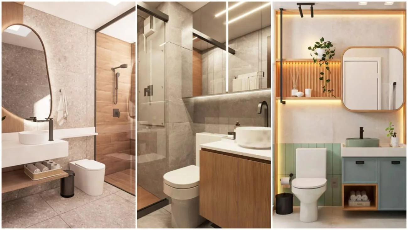 ampliar banheiro com espelhos e cores claras