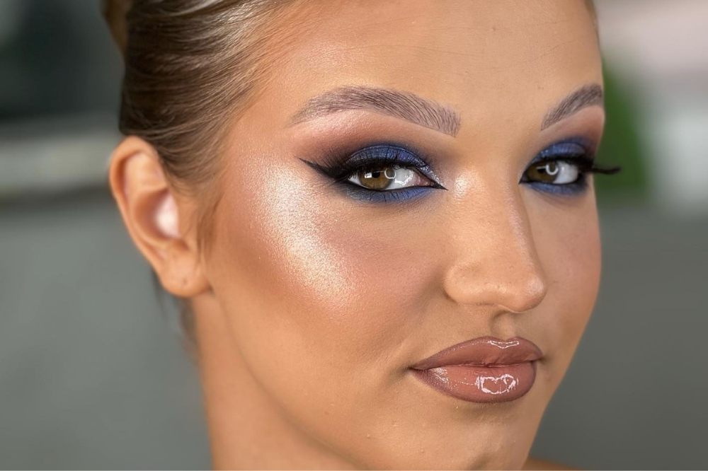 15 ideias de maquiagem para vestido azul descubra o look perfeito