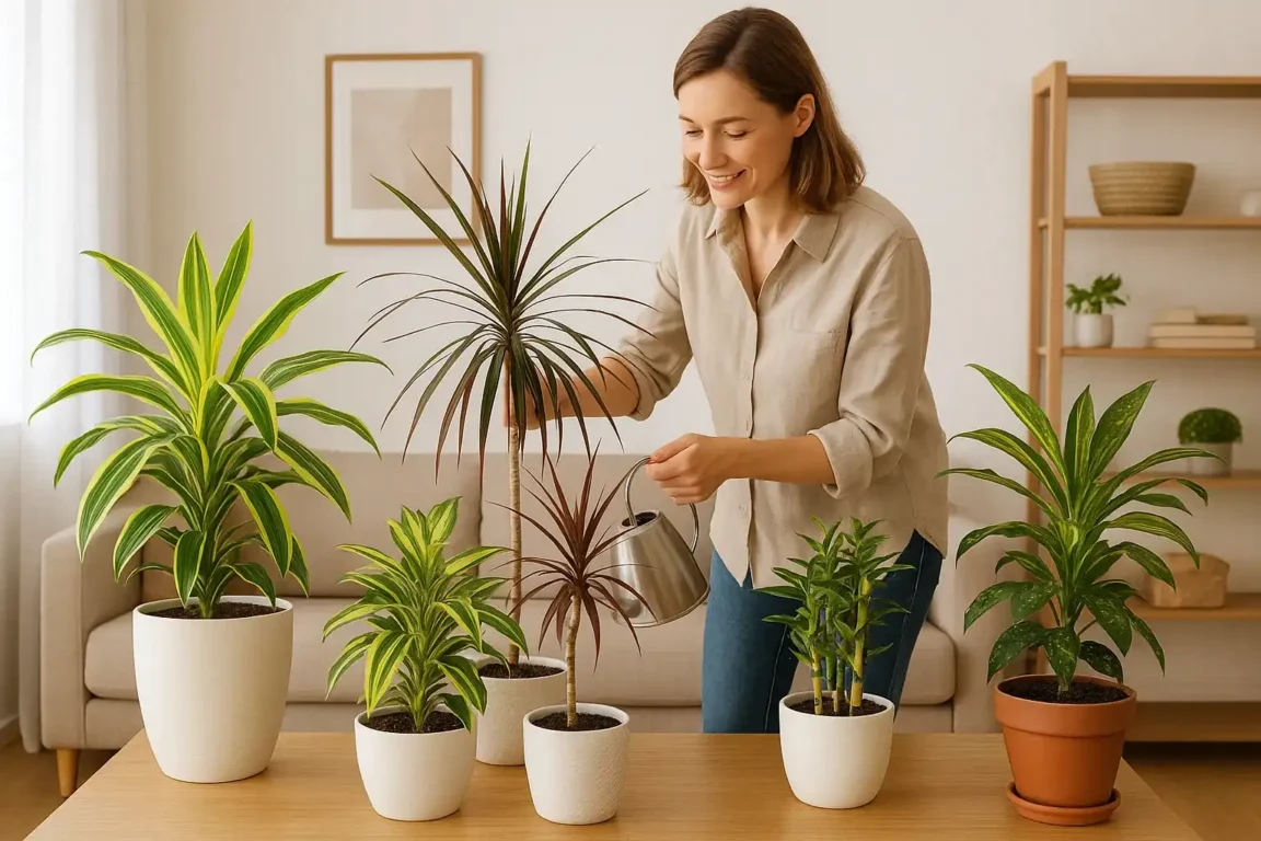 tipos de dracena para interiores