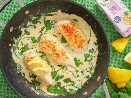 frango cremoso com molho