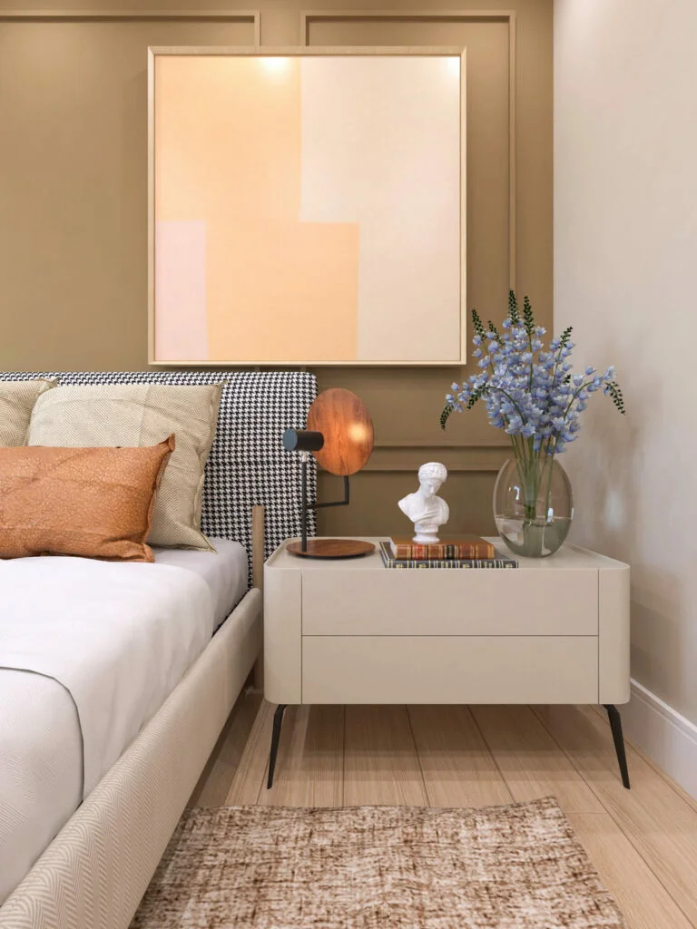 abajur com luz quente