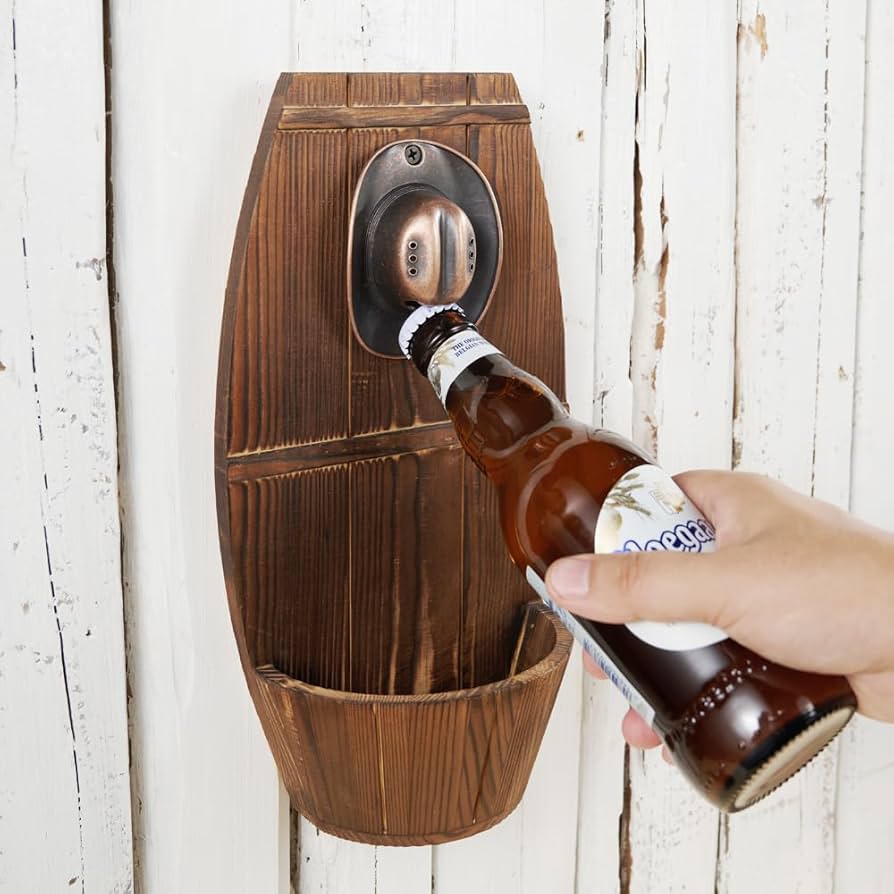 abridor de garrafa de parede