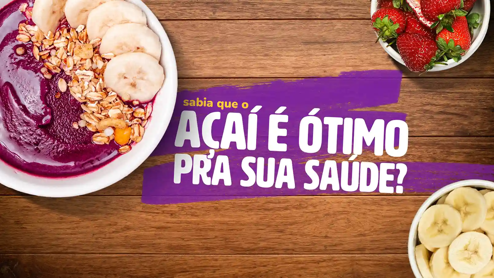 açaí para digestão e imunidade