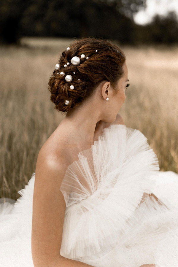 acessorios de cabelo para noiva minimalista