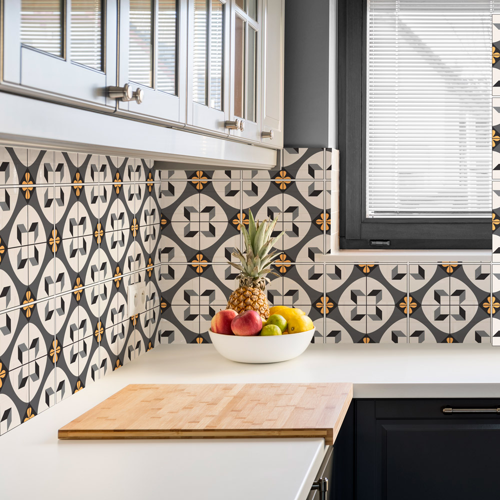 Como limpar e manter seus adesivos de azulejo