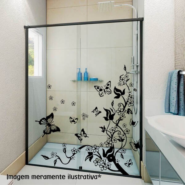 erros comuns ao aplicar adesivo vinilico box banheiro