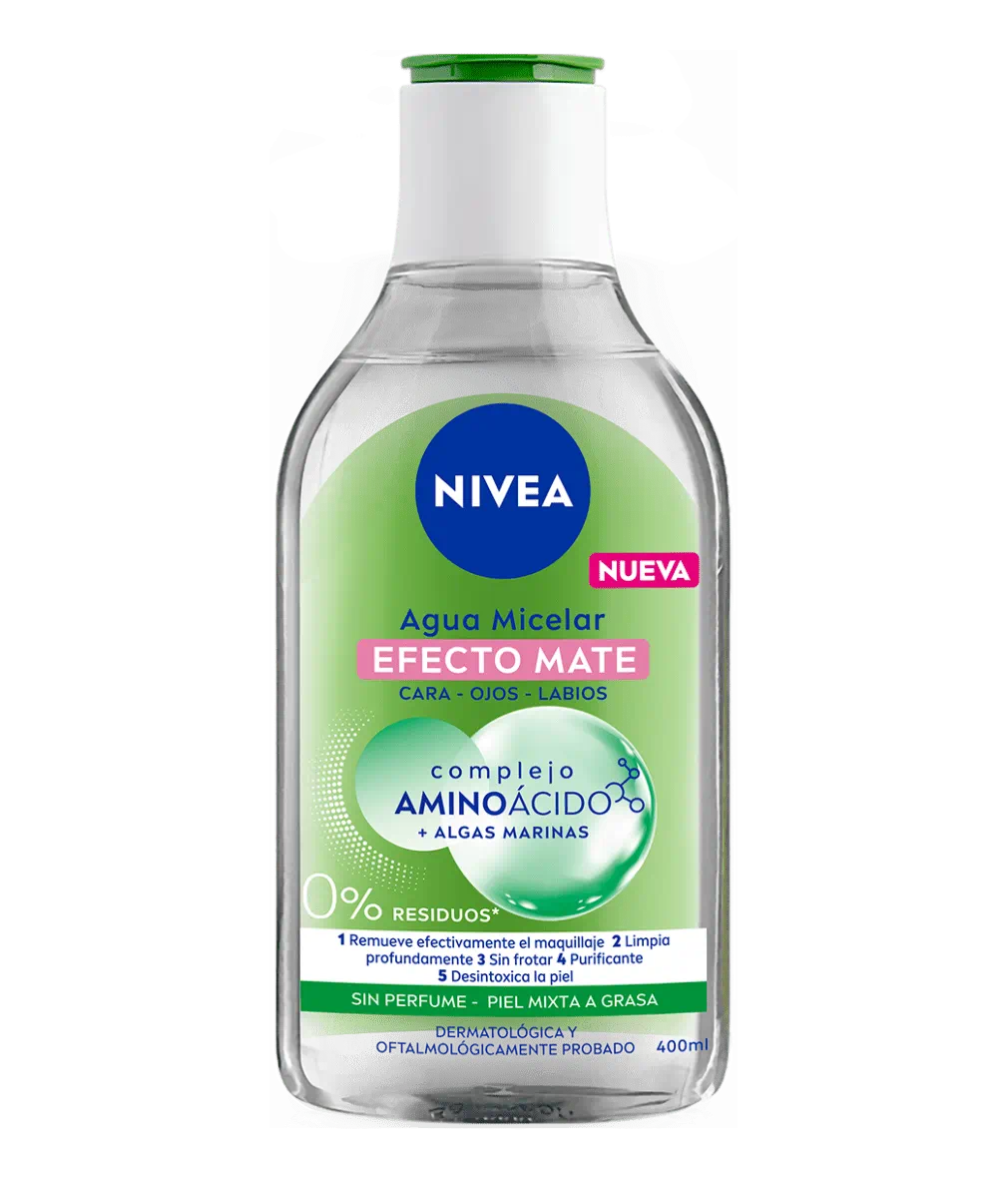 água micelar para maquiagem à prova d'água