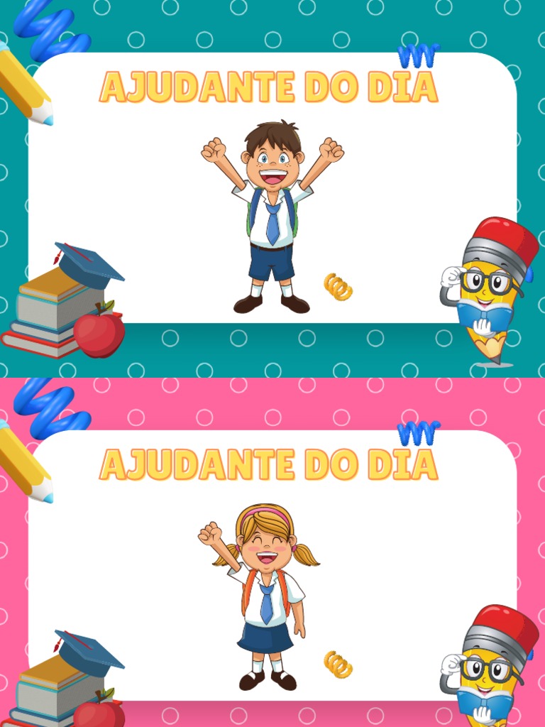 funções do ajudante do dia na educação infantil