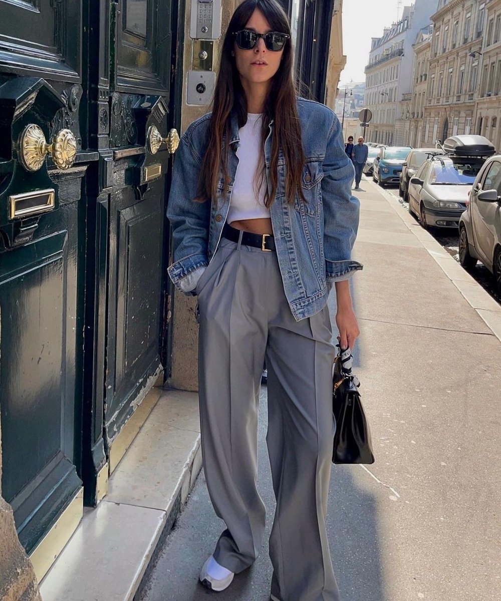 ideias de looks alfaiataria e jeans para trabalho 39 anos