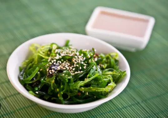 algas na alimentação