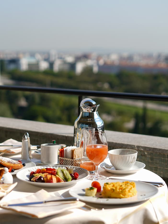 alimentação em hotéis